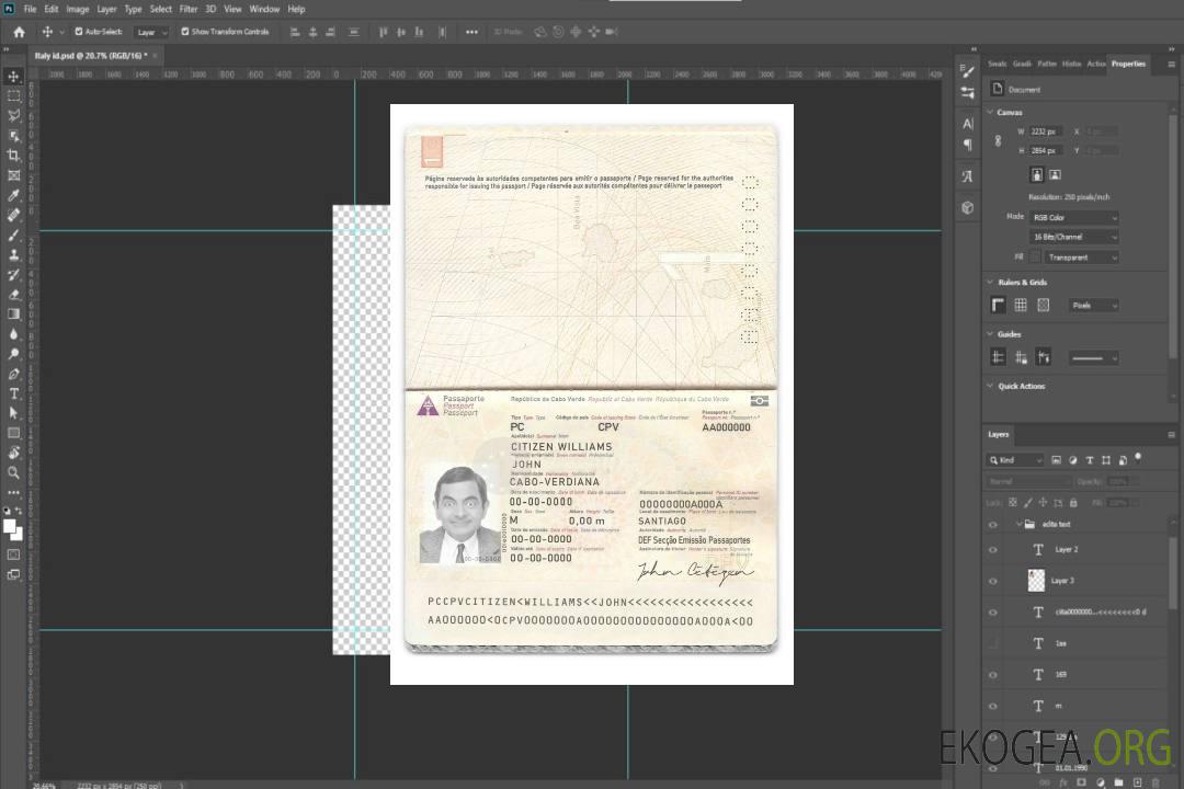 Passeport cap-verdien template Passeport cap-verdien template